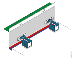 Pneumatic automated mooring